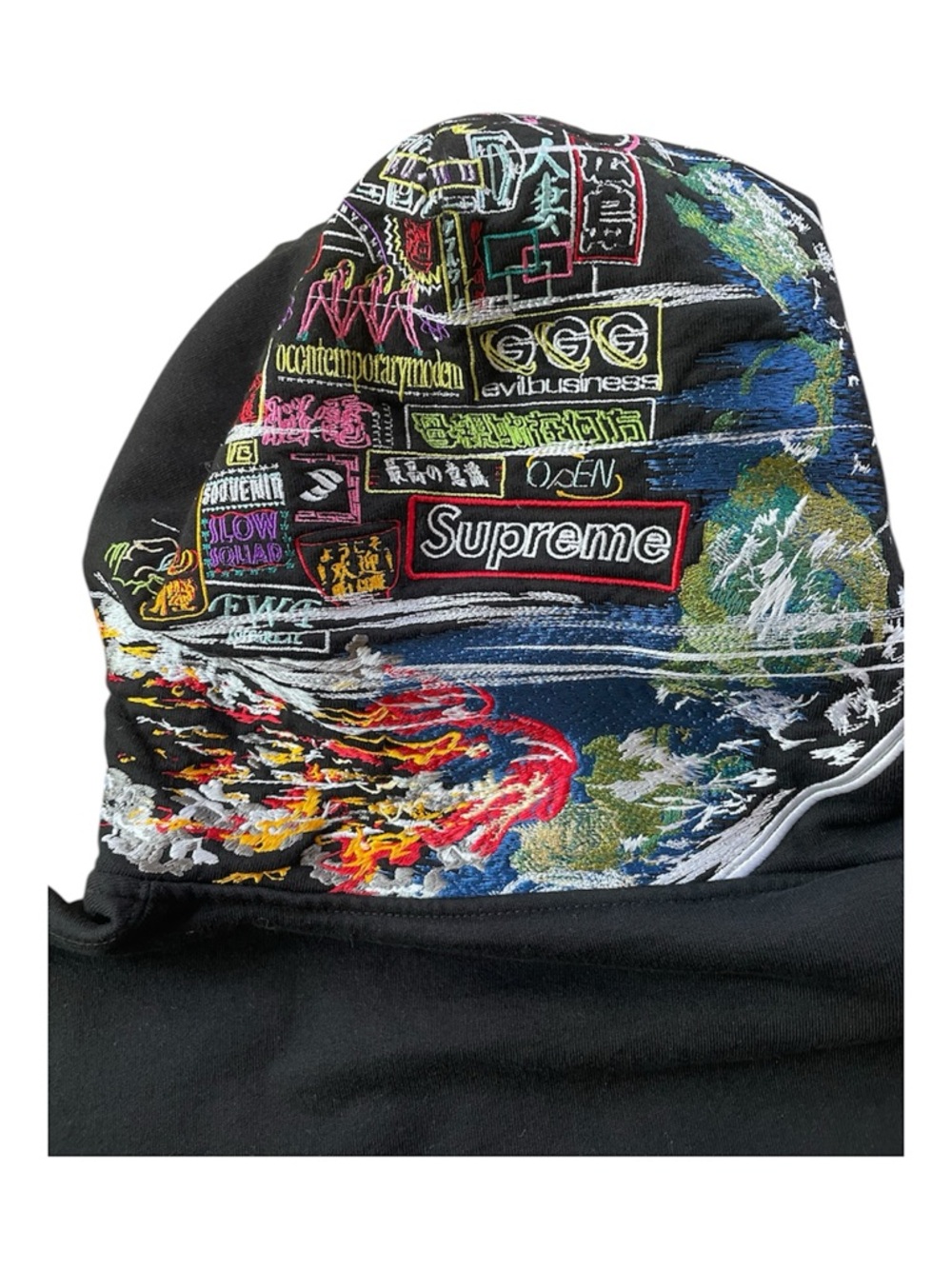 Supreme Global Full Zip Hoodie Rare